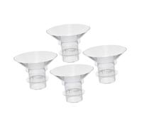 Toyvian 4pcs Silicone Flange Inserts for Breast Shields for Breastfeeding Compatible Flange Inserts for Wearable Electric Breast