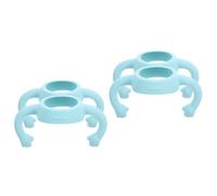 Toyvian 4pcs Silicone Handles for Boy Girl Grip Handle Boy Girl Milk Accessories for