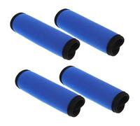 Toyvian 4pcs Slip Handle Covers for Barbell and Pull Up Bars Removable Fitness Grip Pads Blue Comfortable Cushioning for Enhanced Gym Performance and Versatile Use
