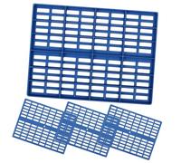 Toyvian 4Pcs Small Animal Cage Mats Plastic Rabbit Feet Pads Floor Mat for Leak Protection and Ventilation Cuttable and Durable Guinea Pig Chinchilla Cat Dog Bedding Pads