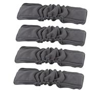 Toyvian 4pcs Soft Diaper Inserts Liners Bamboo Mat Reusable for Newborns Boy Girl