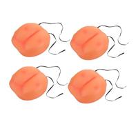 Toyvian 4pcs Soft Fake Buttock Prop Lightweight Elastic Dress Up Butt Cosplay Prank Novelty for Halloween Party Funny Bum Suit Creative Humor Accessories