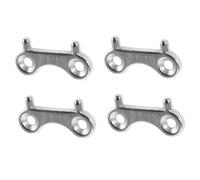 Toyvian 4pcs Stainless Steel Yacht Fuel Cap Keys for Boat Deck Fill Plates Grade Corrosion Resistant Tool for Safe Opening of Fuel and Water Tanks Yachts and Boats