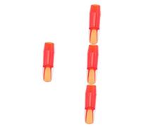 Toyvian 4pcs Standard Alto Saxophone Transparent Mouthpiece Smooth Burr Design for Enhanced Sound for Beginners and Professionals