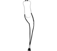 Toyvian 4pcs Stethoscope Set for , Realistic Miniature Stethoscope Role Play Doctor Accessories, Black Fancy Dress Cosplay Props for Pretend Medical Play