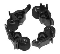 Toyvian 4pcs Tape Recorder Pinch Roller Plastic Pulley for Cassette Machines Noise-reducing Replacement for Smooth Tape Movement and Compatibility in Recorder Maintenance