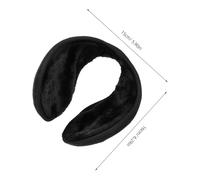 Toyvian 4pcs Thickened Fleece Winter Ear Muffs Behind the Head Style for Men and Women Lightweight Warm Ear Warmers for Skiing Running Cycling Outdoor Cold Weather Sports