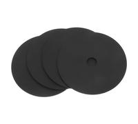 Toyvian 4pcs Toilet Brush Guard Discs Splash Lid Replacement for Bathroom Cleaning PP Material Stench Barrier Covers Easy to Clean Toilet Accessories