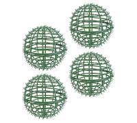 Toyvian 4pcs Topiary Frames for Buxus with Wire Ball Frames Gardening Holder for Wedding and Garden Floral Displays Lightweight Design