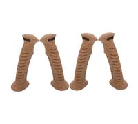 Toyvian 4pcs Trekking Poles Accessories Cork Handle Grips Ergonomic Design Comfortable Grip Hole Diameter 18mm Replacement Handles for Skiing Trekking Walking Sticks