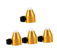 Toyvian 4pcs Tuning Fork Feet Accessory for Meditation Tuning Fork Parts Stress Relief Yoga Accessories