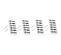 Toyvian 4pcs Vintage Style Headless Guitar Bridge String Lock for Locking Nut Bass Guitar Parts and Accessories Mounting Parts and Tuners String