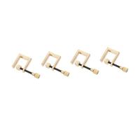 Toyvian 4pcs Violin Making Tool Edges Clamp for Luthiers Professional Repair Gadget for Violin Seam Maintenance Easy to Clean Flexible Design Smooth Rounded Edges for Enthusiasts