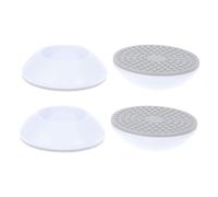 Toyvian 4pcs Wall Cups for Pet Gate Wall Bumpers from Damage for Stairways Doorways Play Areas