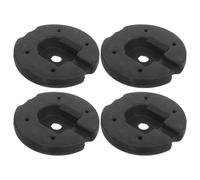 Toyvian 4pcs Weighted Lamp Base for Stability Round Plastic Counterweight Nonslip Design for Floor and Desk Lamps Fit for Home and Office Lighting