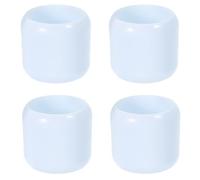 Toyvian 4pcs White Golf Practice Balls for Putting Training Flight Cylindrical Design Abs Plastic Precision Accuracy Booster for Indoor and Backyard Short Distance Golf Skill Improvement