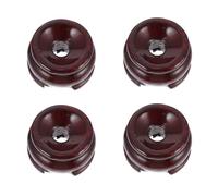 Toyvian 4pcs Wooden Crystal Ball Base Stands for Sphere Ball Display, Synthetic Material, round Shape, Not Easy to Fade Or Deform, Suitable for Home Use and Outdoors Decoration