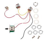 Toyvian 4sets Guitar Use Circuit Control Part Potentiometer Shifter for Musical Instrument Circuit Assembly for Electric Guitar Parts and Accessories