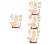 Toyvian 4sets One Hundred Day Milestone Sign Newborn Photo Prop Milestone Cards for Shower Decor