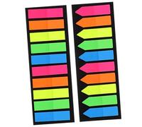 Toyvian 4sets Page Index Sticky Tabs Annotating Book Markers for School Office Easy to Use Pet Material for Organizing Notes and Files