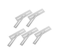 Toyvian 5 Pairs Metal Guitar Fret Protector Pads Professional Fretboard Shield for Electric and Acoustic Guitars Easy Install Luthier Accessories for Precise Fingerboard Polishing and