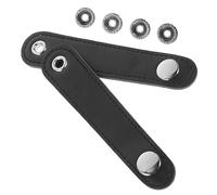 Toyvian 5 Sets Double-layer Leather Accordion Bellows Buckle Belt for Adults Functional Straps Buckles for Cowboy Accessories Scenarios Securing Straps for Accordion