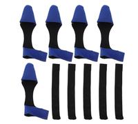 Toyvian 5 Sets Fishing Rod Protection Straps Canes Sleeves Protector Case Fastening Strap Rod Tip Covers Ties for Outdoor Fishing Accessories