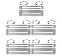 Toyvian 5 Sets Guitar Fretboard Shield: Metal Fret Protector Pads For Fret Maintenance Fingerboard Repair Polishing Luthier Accessories