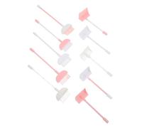Toyvian 5 Sets Miniature Dustpan and Broom Set for Dolls Safe Rounded Edges Dollhouse Cleaning Supplies Realistic Simulation Brooms for Playhouse Decoration and Creative Role Play
