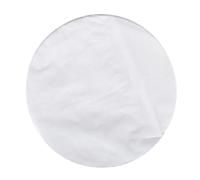 Toyvian 50 Sheets Non-Stick Silicone Oil Baking Paper Round 28cm Double-Sided Barbecue Oven Greaseproof Parchment for Home Kitchen Cooking