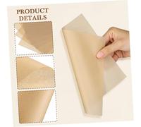 Toyvian 500 Sheets Food-Grade Kitchen Oil Absorbing Paper Disposable Thickened Baking and Frying Wrapping Mat for BBQ Sandwiches and Food Storage
