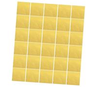Toyvian 500pcs Gold Aluminium Foil Wrappers Food Safe Chocolate Wrapping Paper Sheets for Sweets Packaging Moisture Protection and Stylish Presentation for Weddings Birthdays and DIY