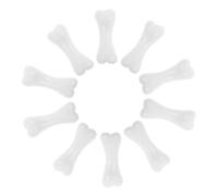 Toyvian 500pcs Mini Plastic Bones Realistic Human Skeleton Props for Halloween Crafts Cosplay Decorations and Stage Performances Lightweight and Versatile Bone Supplies for Eerie Ambiance