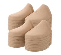 Toyvian 50pairs Commercial Paper Shoe Trees Inserts Pulp Shaper Inner Support for Leather Boot Sneakers Dry Cleaning Shop Use