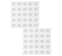 Toyvian 50pcs Blank Rewritable Nfc Chip Stickers round Metal Adhesive Tags | Smartphone Tap Controls, Creative Journals and Wedding Invitations, Lightweight Flexible Discreet Design