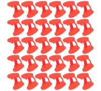 Toyvian 50pcs Chicken Peepers Durable Plastic Pecking Glasses for Poultry Reduce and Farming Productivity for Roosters and Hens