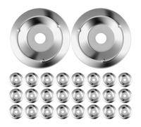 Toyvian 50pcs Cymbal Bell Rings Ching Ring Drum Accessories for Enhanced Sound Performance Diameter Copper Jingle Effect for Various Drum Kits