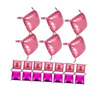 Toyvian 50pcs Double-Sided Foil Balloon Backdrop Tails Square Shape Party Decoration for Birthday and Festivals Creative Inflatable Balloons for Event Supplies