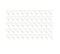Toyvian 50Pcs Fish Hook Earring Wires Lightweight Jewelry Finding for Handmade DIY Earrings Suitable for Parties Weddings Daily Wear