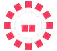 Toyvian 50pcs LED Strip Mounting Clips with Screws Indoor Mini Light Fixing Clips for LED Rope Lights 1.18x0.79in Cable Clamp Organizer