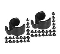 Toyvian 50pcs Mic Cable Clips for Microphone Stand Cable Clips for Cellphone Stand Arm for Gaming Microphone