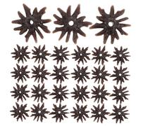 Toyvian 50pcs Miniature Model Trees Stand Base for Diy Scenic Landscape Scenery Decoration Accessories for Architectural Models and Christmas Crafts