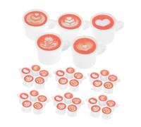 Toyvian 50pcs Miniature Resin Coffee Cups Set Realistic Tiny Dollhouse Mugs for DIY Crafts Micro Kitchen Decor Sturdy Detailed Mini Coffee Tableware for Collectors and Creative Projects