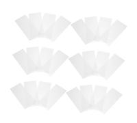 Toyvian 50pcs Pva Water Soluble Carp Fishing Bags Mesh Bags for Solid Bait Fast Dissolving Suitable for All Season Fishing