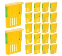 Toyvian 50pcs queen wasp Rearing Box: queen wasp Cage - Beekeeping Equipment Tool For Isolation - Plastic Bee Cages - Beekeeping Marking Accessories