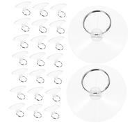 Toyvian 50Pcs Reusable Suction Cups for Hamster Hammock Durable Plastic Suckers with Strong Adhesion for Reptile Hammocks Easy Install Removal Compatible with Surfaces