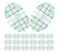 Toyvian 50pcs Self-Adhesive Invisible Heel Protector Sticker for Women, Ultra Thin Polyethylene Heel Cushion with Rounded Edges, Flexible Support and Strong Adhesion, for Boots and Dancing