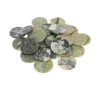 Toyvian 50pcs Skipping Stones - Natural River Flat Rocks for Pool Fun