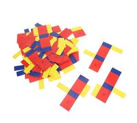 Toyvian 54 Sheets Rectangular Prism Demonstration Kit Foldable Physics Experiment Tool for Surface Area and Edge Teaching Aid Geometry Learning Supplies for Classroom Students
