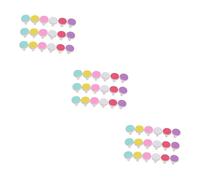 Toyvian 54pcs Nail File Pad Replacement for Trimmer Grinding Heads for Electric Nail Trimming Tools Manicure Accessories Random Color